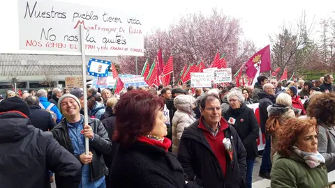 Los zamoranos alzan la voz en Valladolid contra las macro-plantas de biogás y macro-granjas. IMAGEN CEDIDA