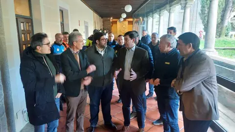 Mañueco inundaciones. Foto por ÁvilaRed