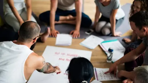 Actividades en grupo. Imagen de Archivo