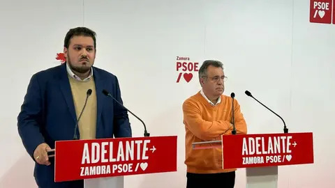 Carlos Fernández y José Ignacio Martín Benito. PSOE