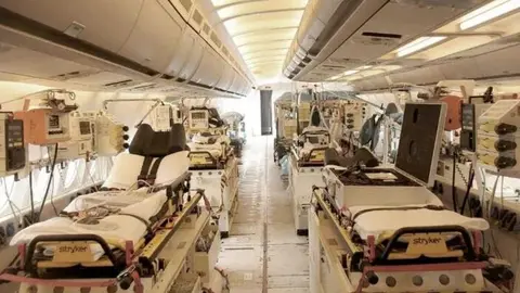 Central de Vuelos Ambulancia. Ayuda Internacional