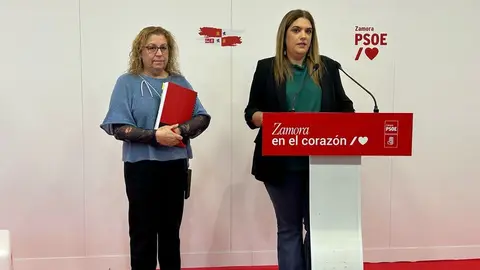 Psoe Nieves García y Sandra Veleda