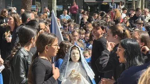 El Sagrado Corazón de Jesús de Zamora celebra su propia procesión de Semana Santa_3