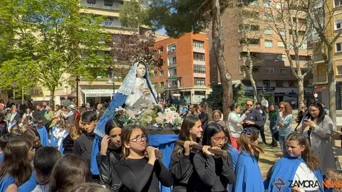 El Sagrado Corazón de Jesús de Zamora celebra su propia procesión de Semana Santa_21