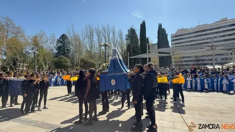 El Sagrado Corazón de Jesús de Zamora celebra su propia procesión de Semana Santa_26