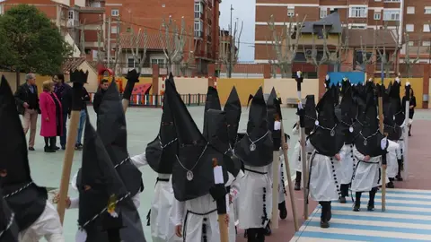 Colegio Nuestra Señora del Rocío - Fundación Amor de Dios, procesión de Nuestra Madre de las Angustias