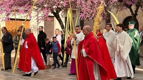 La celebración del Domingo de Ramos arranca en Zamora con la tradicional bendición de palmas