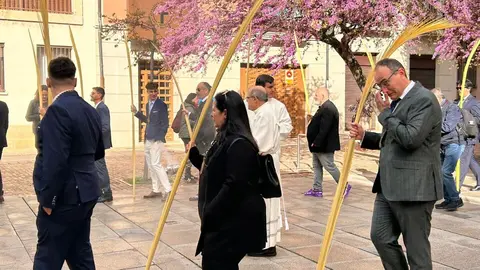 La celebración del Domingo de Ramos arranca en Zamora con la tradicional bendición de palmas