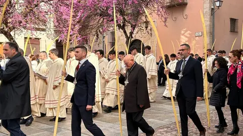 La celebración del Domingo de Ramos arranca en Zamora con la tradicional bendición de palmas