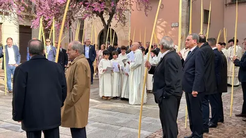 La celebración del Domingo de Ramos arranca en Zamora con la tradicional bendición de palmas