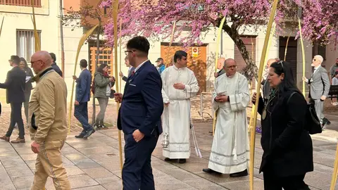 La celebración del Domingo de Ramos arranca en Zamora con la tradicional bendición de palmas