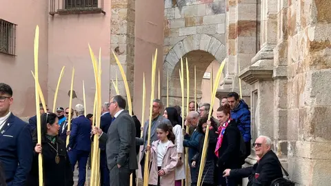 La celebración del Domingo de Ramos arranca en Zamora con la tradicional bendición de palmas