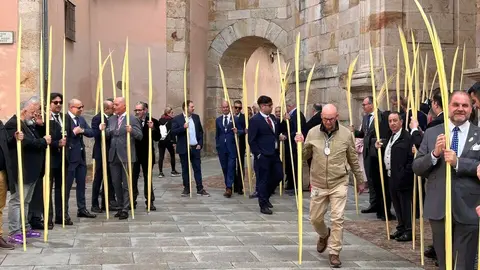 La celebración del Domingo de Ramos arranca en Zamora con la tradicional bendición de palmas