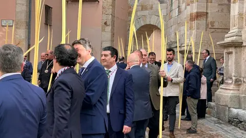 La celebración del Domingo de Ramos arranca en Zamora con la tradicional bendición de palmas