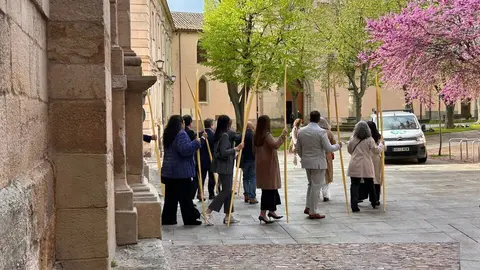 La celebración del Domingo de Ramos arranca en Zamora con la tradicional bendición de palmas
