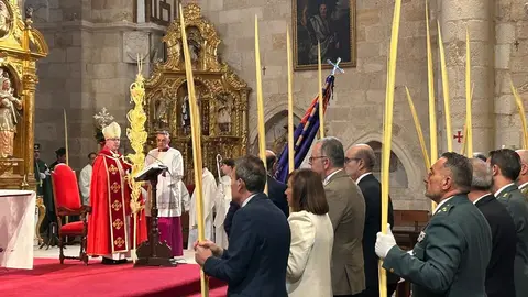 La celebración del Domingo de Ramos arranca en Zamora con la tradicional bendición de palmas