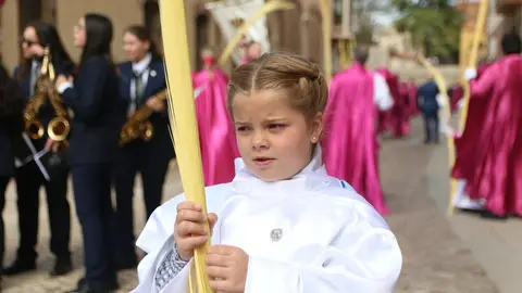 Domingo de Ramos en Zamora, los niños protagonistas