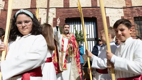 procesión de la borriquita en  Benavente. IMAGEN INTERBENAVENTE