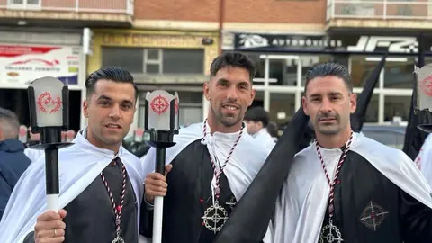 Tres jugadores del Zamora CF viven la Semana Santa desde dentro. Imagen de ZAMORA CF