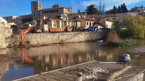 limpieza aceñas de Olivares