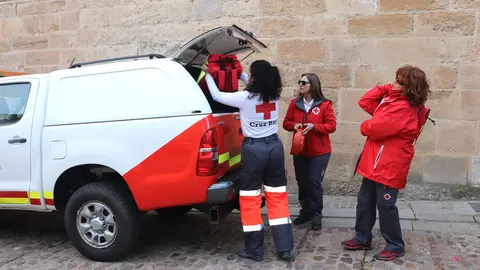 dispositivo de Semana Santa cruz roja