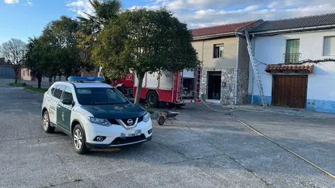 incendio en una vivienda de Arrabalde