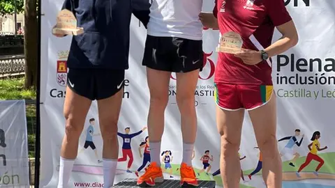 Podio Masculino dia de Castilla y Leon Palencia