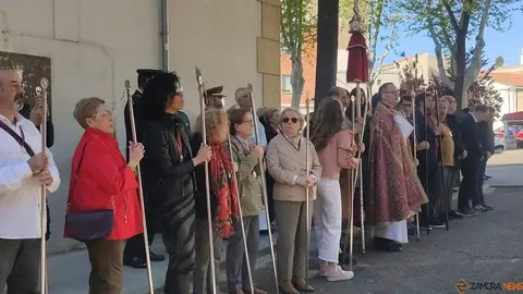 Zamora y La Hiniesta sellan su hermandad en la emotiva Rogativa de San Marcos