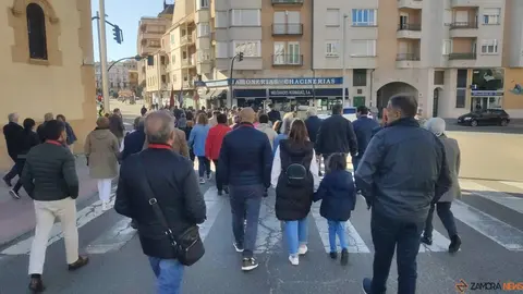 Zamora y La Hiniesta sellan su hermandad en la emotiva Rogativa de San Marcos