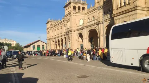 viajeros atrapados por el apagón