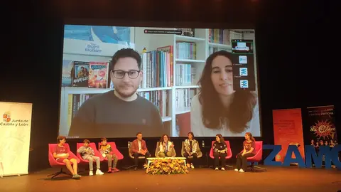 Javier Araguz e Isabel Hierro