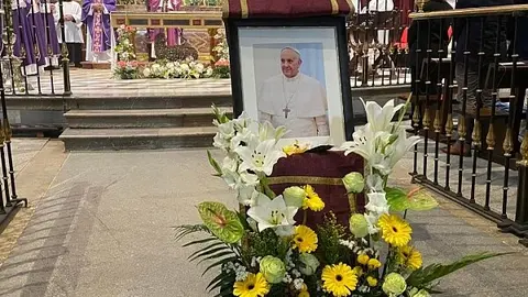 Funeral homenaje al papa Francisco. Imagen de Diócesis de Zamora