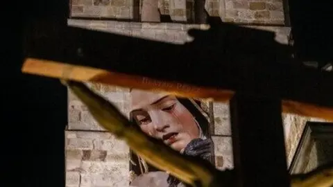 misa en honor al Cristo de la Misericordia