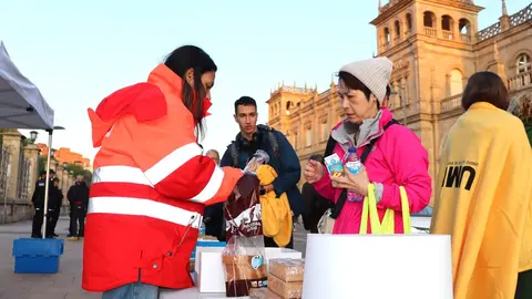 Cruz Roja en Zamora durante el apagón eléctrico