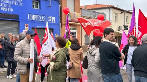 CCOO y UGT.  Manifestación 1 de mayo, Día Internacional del Trabajador.