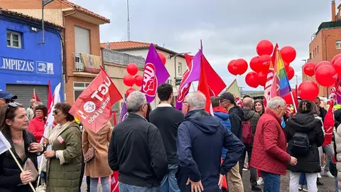 CCOO y UGT.  Manifestación 1 de mayo, Día Internacional del Trabajador.