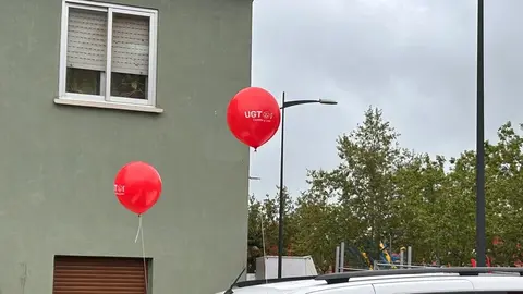 CCOO y UGT.  Manifestación 1 de mayo, Día Internacional del Trabajador.