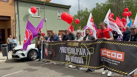 CCOO y UGT.  Manifestación 1 de mayo, Día Internacional del Trabajador.