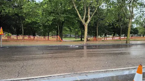 la lluvia inunda varias zonas de Zamora (4)