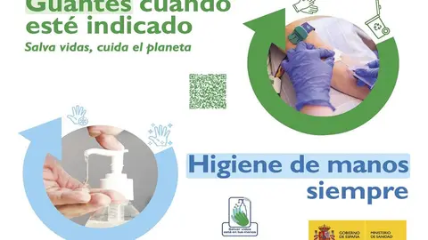 Cartela de la campaña Higiene de Manos