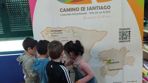 Escolares de Roales y Montamarta redescubren la Vía de la Plata