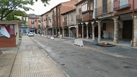 Obras Toro Plaza Santa Maria imagen