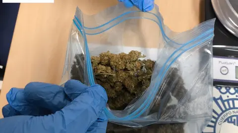 Detenido en Zamora un joven por tráfico de marihuana