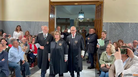 Esther González toma posesión como primera presidenta de la Audiencia Provincial de Zamora