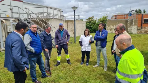 Depósito de decantación previa en Sayagua