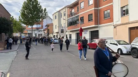 Procesión y bendición de campos en el barrio de San Isidro en Zamora