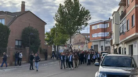Procesión y bendición de campos en el barrio de San Isidro en Zamora