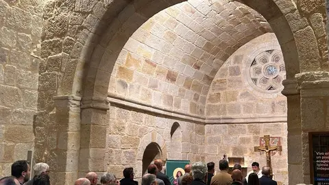 Procesión y bendición de campos en el barrio de San Isidro en Zamora