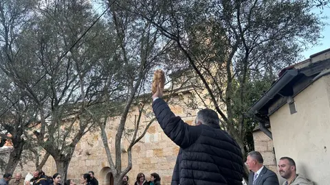 Procesión y bendición de campos en el barrio de San Isidro en Zamora