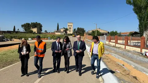 Inicio de las obras en Pajares de la Lampreana